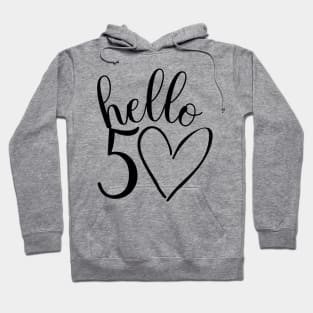 50th birthday design for her Hoodie